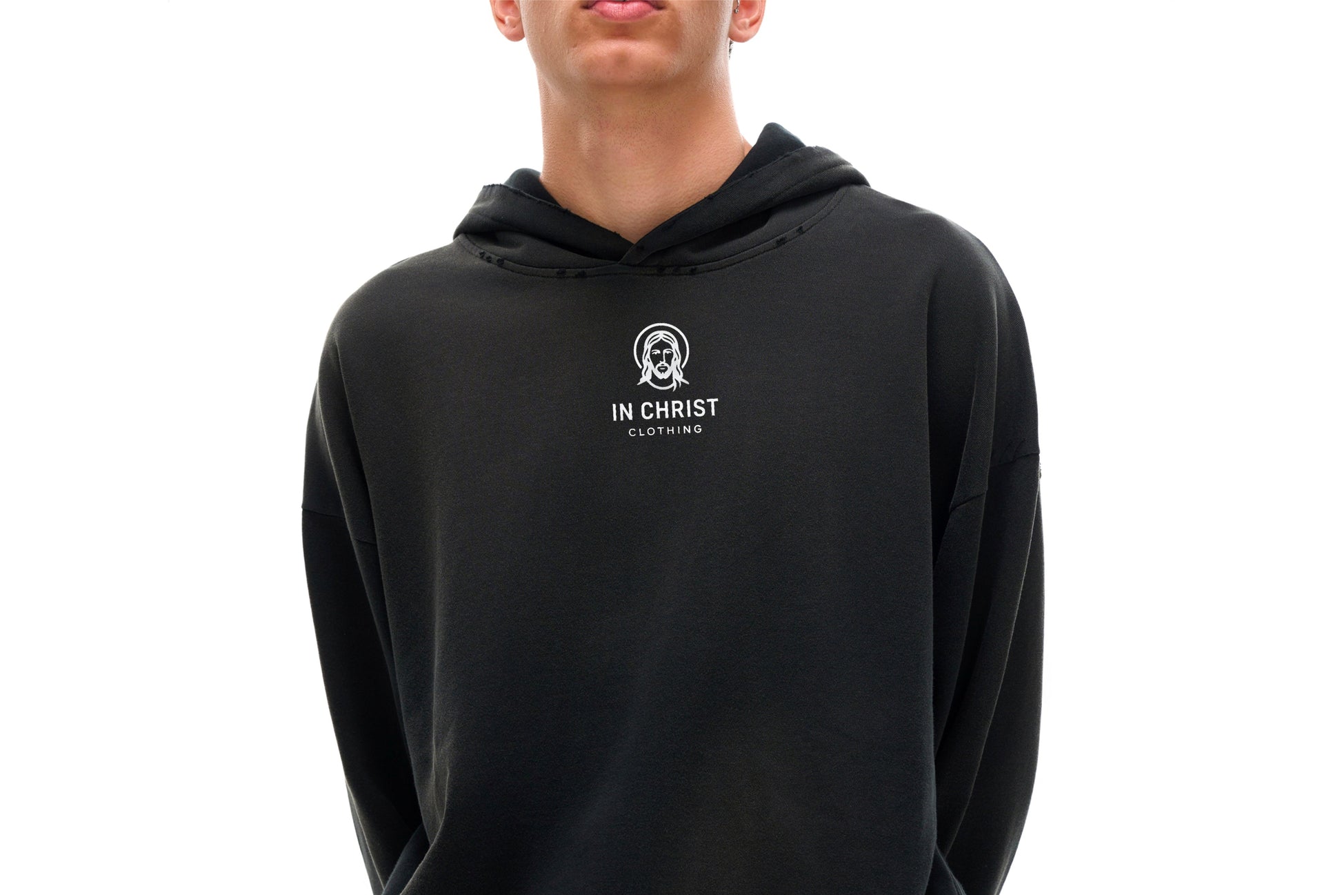 In Christ Clothing Logo Hoodie. Christian clothing brand for catholics