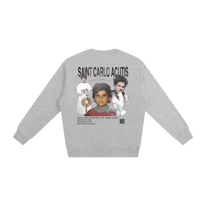 Saint Carlo Acutis Grey Sweatshirt