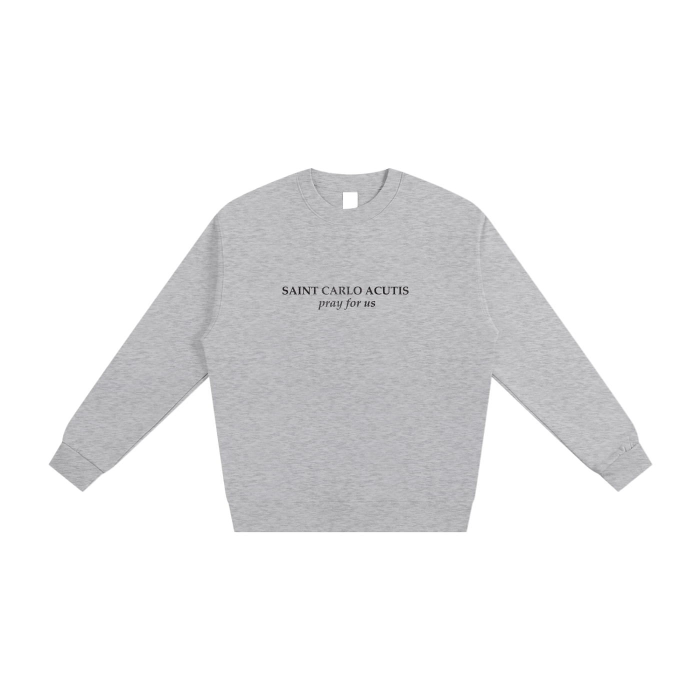 Saint Carlo Acutis Grey Sweatshirt
